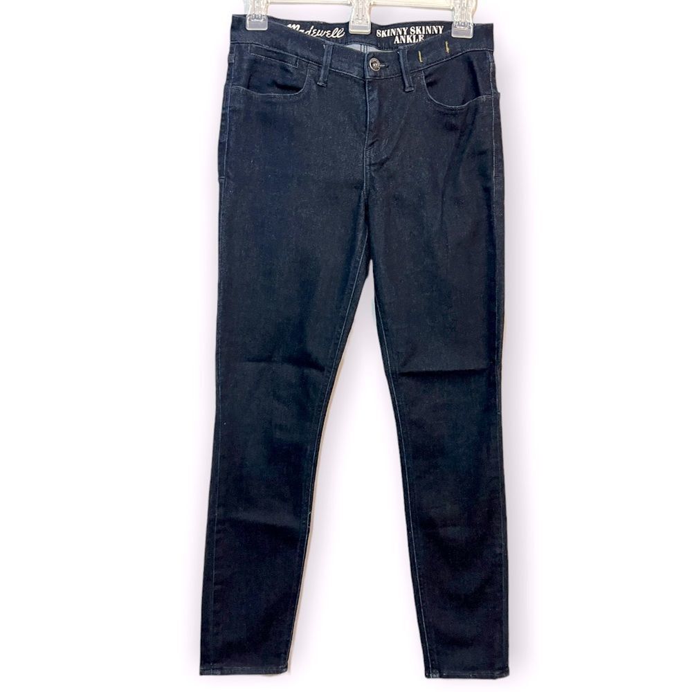Madewell | Skinny Skinny MidRise Dark Blue Jeans 27